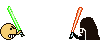 Lightsaber fight
